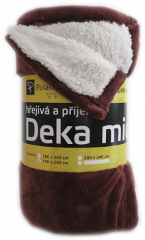 Deka beránek čokoláda č. 45